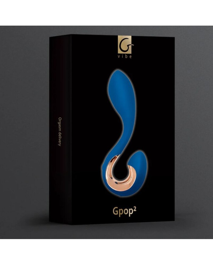 G-VIBE - GPOP 2 VIBRADOR PUNTO G Y P AZUL INDIGO