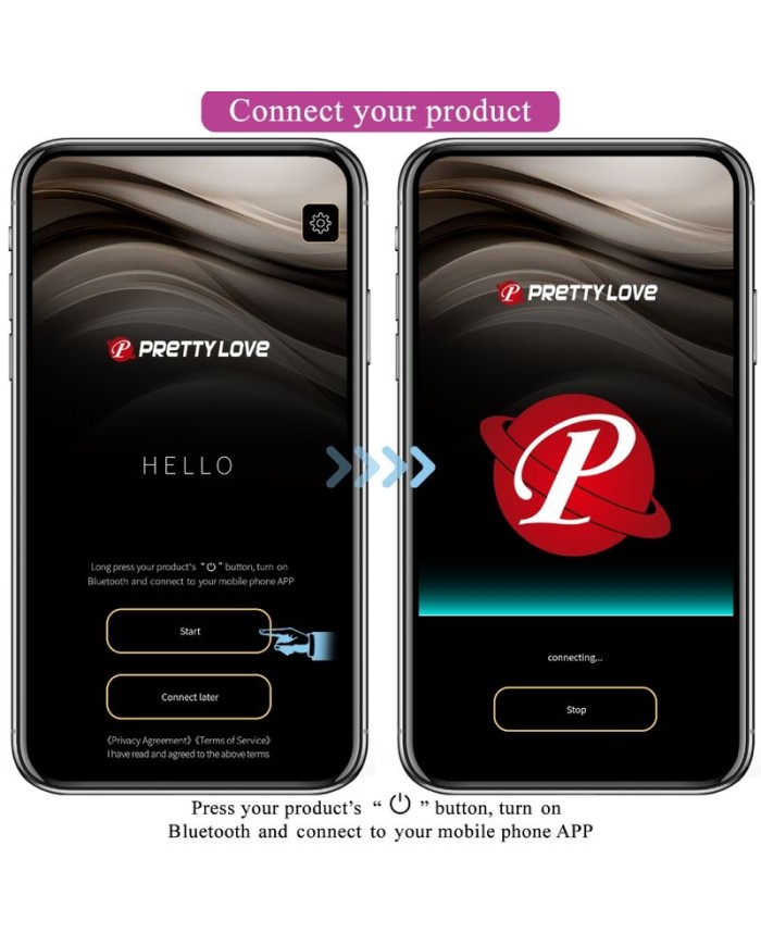 PRETTY LOVE - HECTOR VIBRADOR ELECTROSHOCK APP GRATUITA VIOLETA