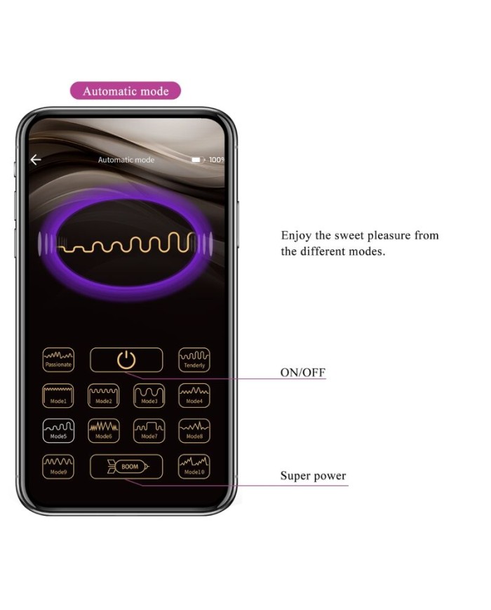 PRETTY LOVE - HECTOR VIBRADOR ELECTROSHOCK APP GRATUITA VIOLETA