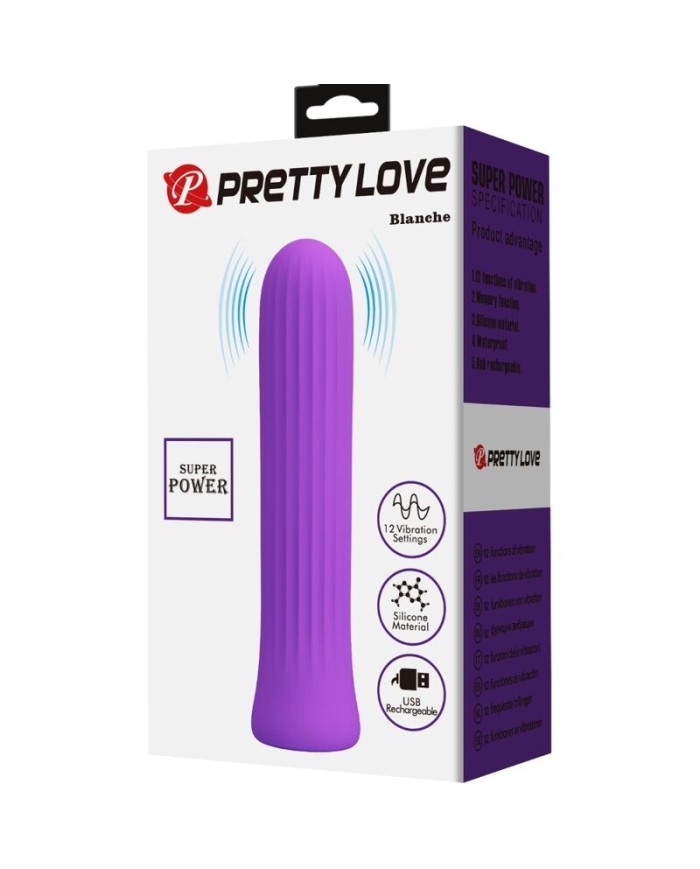 PRETTY LOVE - BLANCHE VIBRADOR ESTIMULADOR LILA