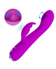 PRETTY LOVE - RACHEL VIBRADOR RECARGABLE CON SUCCIONADOR MORADO