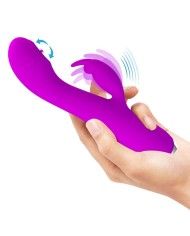 PRETTY LOVE - RACHEL VIBRADOR RECARGABLE CON SUCCIONADOR MORADO