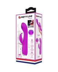 PRETTY LOVE - RACHEL VIBRADOR RECARGABLE CON SUCCIONADOR MORADO