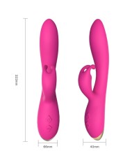 PRETTY LOVE - RACHEL VIBRADOR RECARGABLE CON SUCCIONADOR MORADO