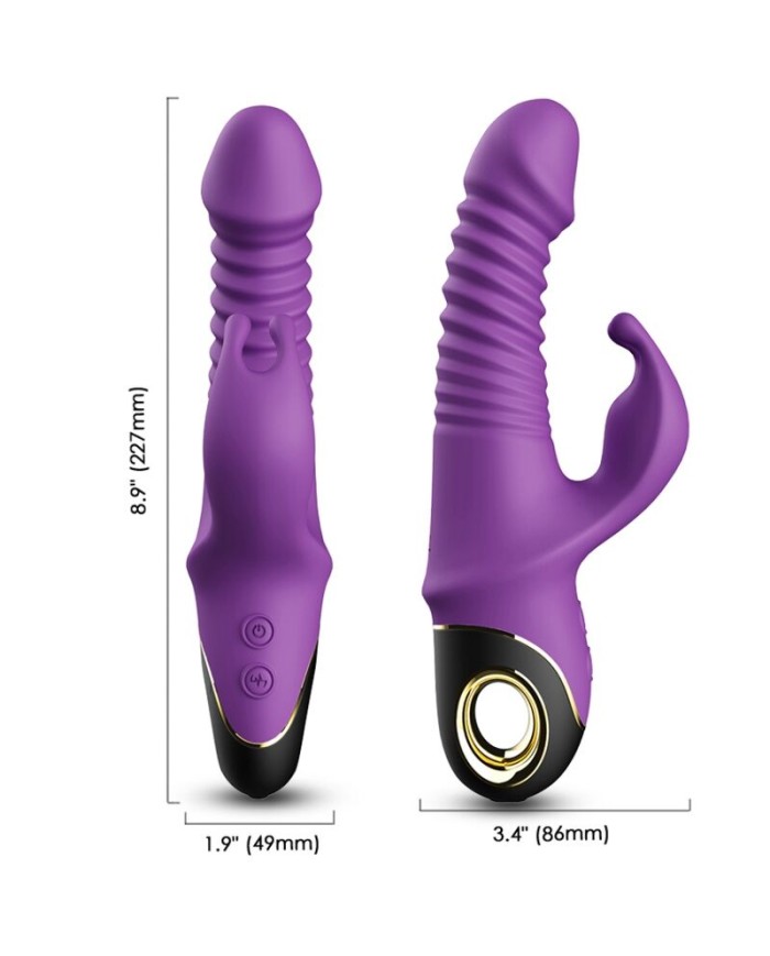 ARMONY - ZING DILDO VIBRADOR RABBIT VIOLETA