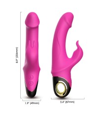 ARMONY - METEROR DILDO VIBRADOR RABBIT ROTADOR VIOLETA