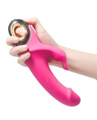 ARMONY - METEROR DILDO VIBRADOR RABBIT ROTADOR FUCSIA