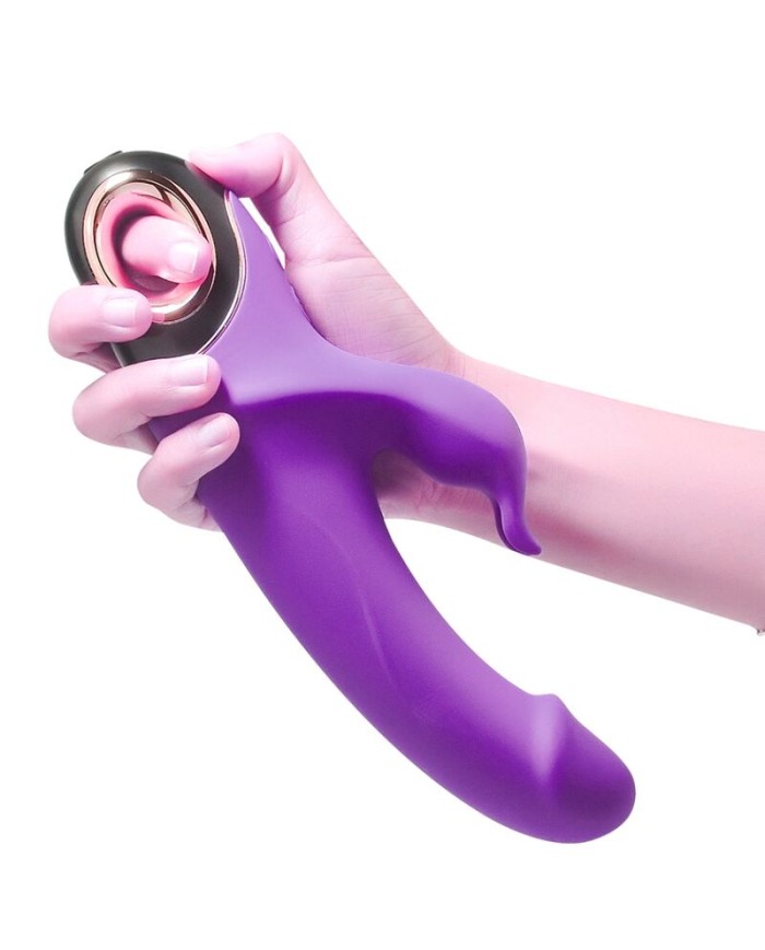 ARMONY - METEROR DILDO VIBRADOR RABBIT ROTADOR VIOLETA