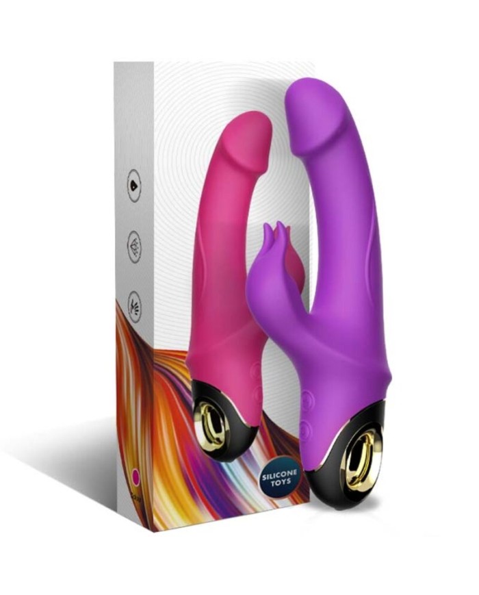 ARMONY - METEROR DILDO VIBRADOR RABBIT ROTADOR VIOLETA