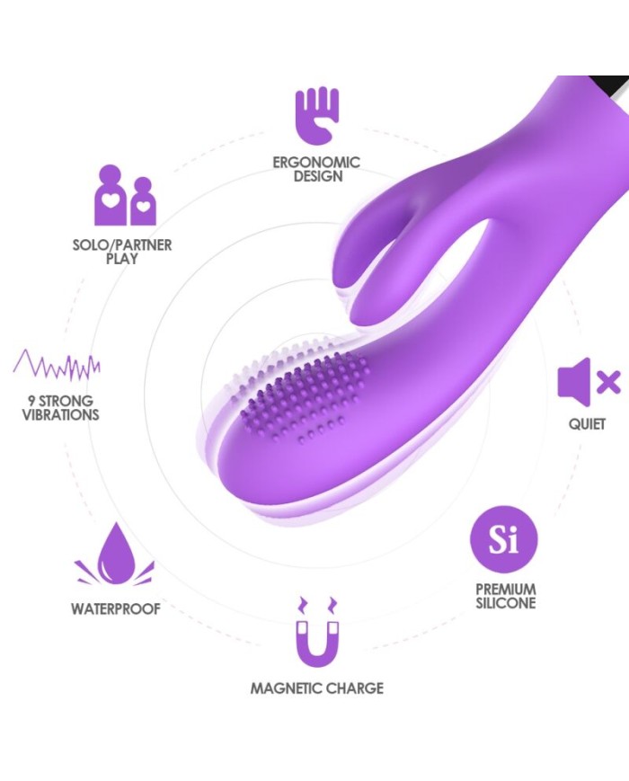 ARMONY - VIBRADOR RABBIT VIOLETA