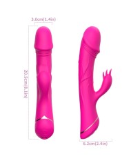 ARMONY - DILDO VIBRADOR RABBIT SILICONA FUCSIA