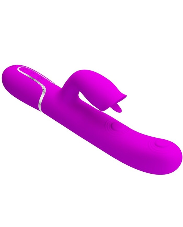 PRETTY LOVE - VIBRADOR RABBIT CON LICKING FUCSIA