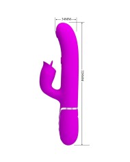 PRETTY LOVE - VIBRADOR RABBIT CON LICKING FUCSIA