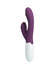 PRETTY LOVE - ANDRE VIBRADOR RABBIT & ESTIMULADOR PUNTO G MORADO