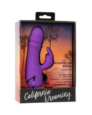 CALEXOTICS - MANHATTAN BEACH MARVEL VIBRADOR RABBIT MORADO BY CALIFORNIA DREAMING