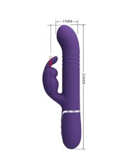 PRETTY LOVE - COALE VIBRADOR RABBIT 4 EN 1 MORADO