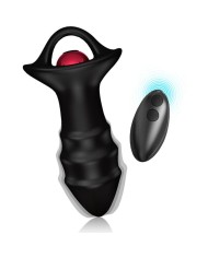 ARMONY - MANFUN VIBRADOR & ESTIMULADOR PLUG ANAL CONTROL REMOTO NEGRO