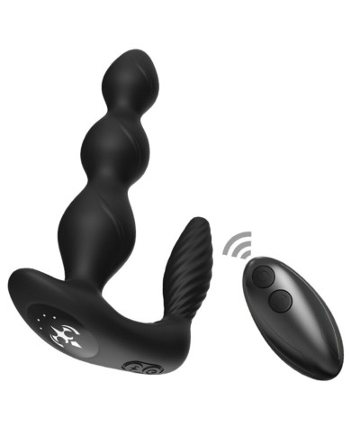 PLUG ANAL CON VIBRACIÓN Y ONDULACIONES PETITE SENSATIONS PEARLS