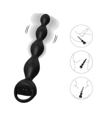 ARMONY - MANFUN VIBRADOR & ESTIMULADOR PLUG ANAL CONTROL REMOTO NEGRO