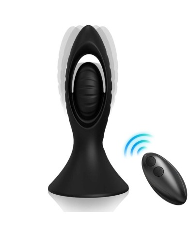 PLUG ANAL CON VIBRACIÓN Y ONDULACIONES PETITE SENSATIONS PEARLS