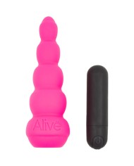 ALIVE - LANCE PRO ESTIMULADOR & VIBRADOR ANAL ROSA