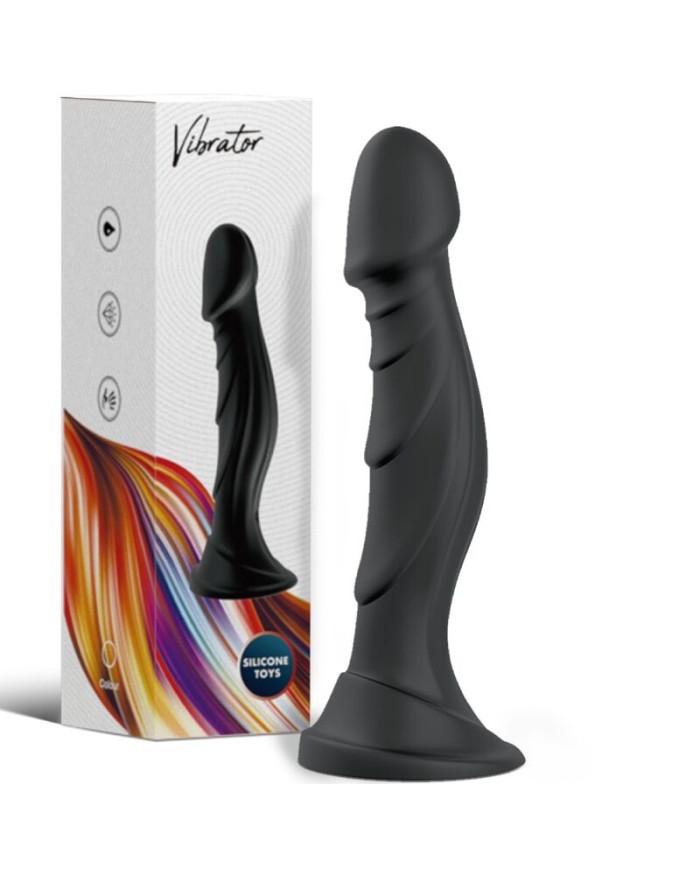 ARMONY - DILDO VIBRADOR & PLUG ANAL CONTROL REMOTO NEGRO