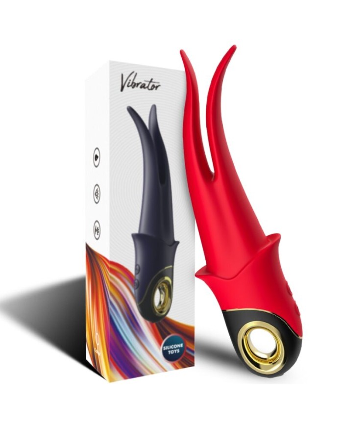 ARMONY - SHADOW VIBRADOR PINZA ROJO