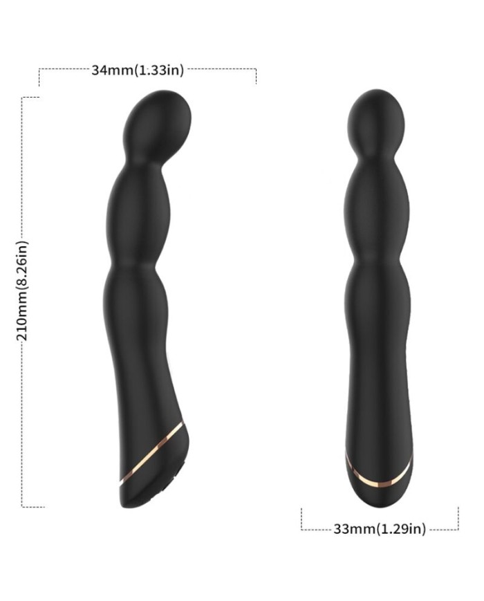 ARMONY - BAMBU VIBRADOR AJUSTABLE NEGRO