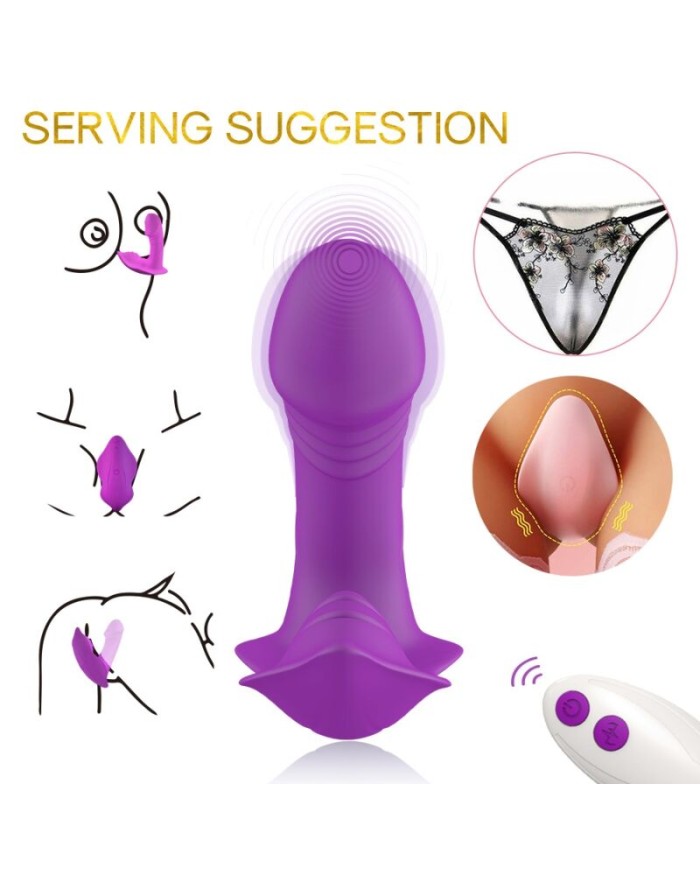 ARMONY - WHISTLE VIBRADOR INTRODUCIBLE CONTROL REMOTO VIOLETA