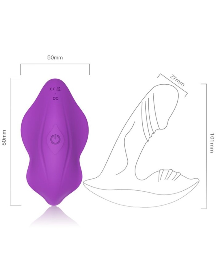 ARMONY - WHISTLE VIBRADOR INTRODUCIBLE CONTROL REMOTO VIOLETA