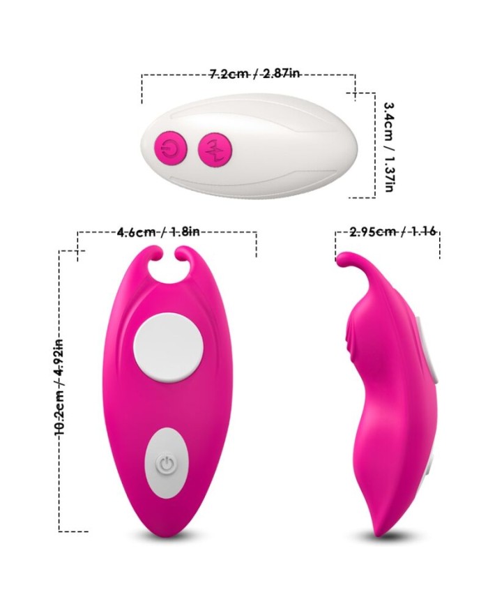 ARMONY - HONEYBEE PANTIES VIBRADOR PUNTO G CONTROL REMOTO FUCSIA