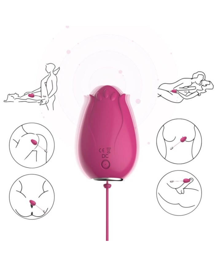 ARMONY - MANDALA HUEVO VIBRADOR PUNTO G CONTROL REMOTO FUCSIA