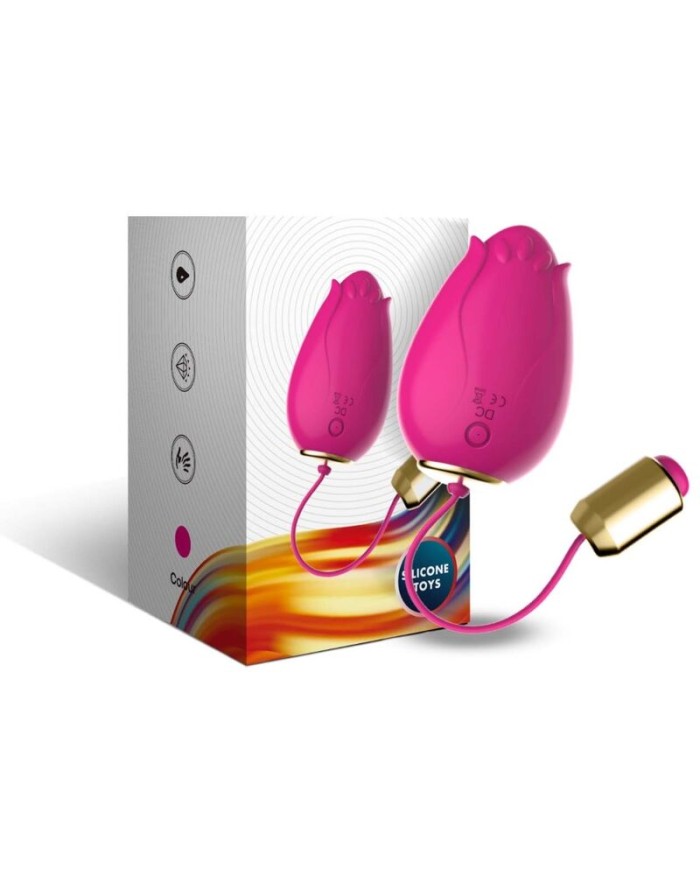 ARMONY - MANDALA HUEVO VIBRADOR PUNTO G CONTROL REMOTO FUCSIA