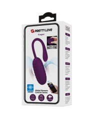 PRETTY LOVE - CASPER HUEVO VIBRADOR RECARGABLE MORADO