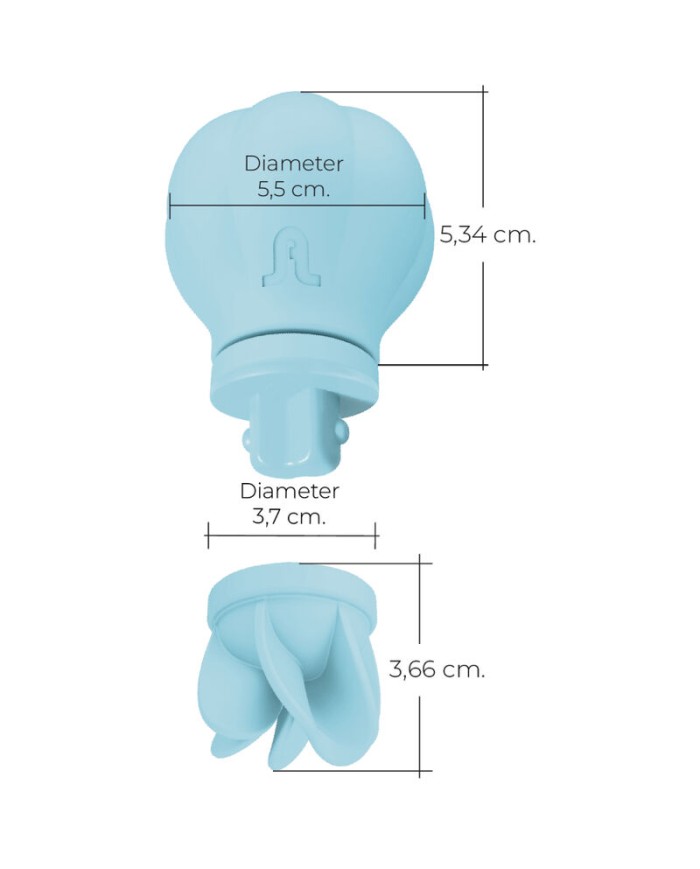 ADRIEN LASTIC - CARESS ESTIMULADOR CLITORIS AZUL