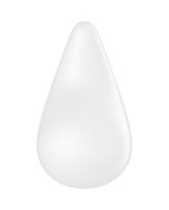 SATISFYER - DEW DROP VIBRADOR LAY-ON BLANCO