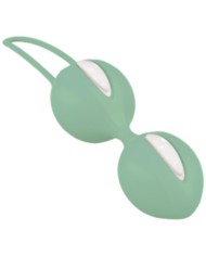 FUN FACTORY - SMARTBALLS DUO BOLAS PELVICAS BLANCO / VERDE PISTACHO