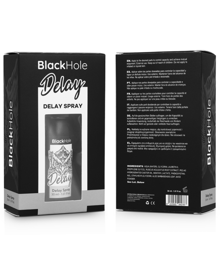 BLACK HOLE - SPRAY RETARDANTE STUDY FORTE 30 ML