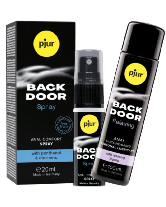 PJUR - BACK DOOR SET DE LUBRICANTE ANAL Y SPRAY