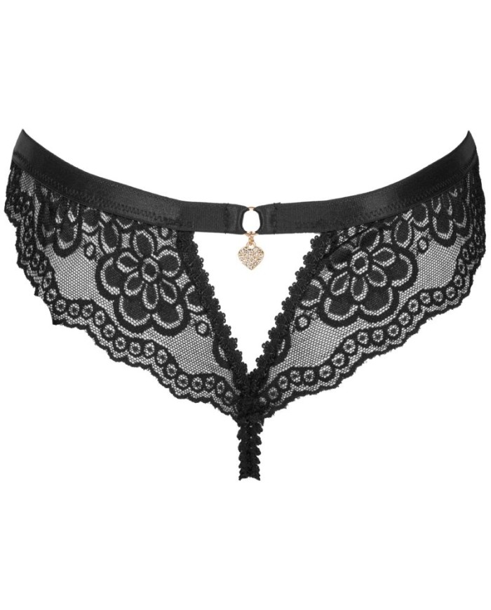 LIVCO CORSETTI FASHION - OKSURIN PANTY CROTCHLESS NEGRO L/XL