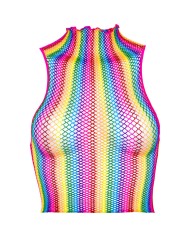 LEG AVENUE - TOP DE REJILLA MULTICOLOR