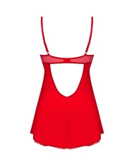 OBSESSIVE - INGRIDIA CHEMISE & TANGA ROJO XS/S