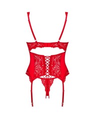 OBSESSIVE - AMOR CHERRIS CORSET & TANGA L/XL