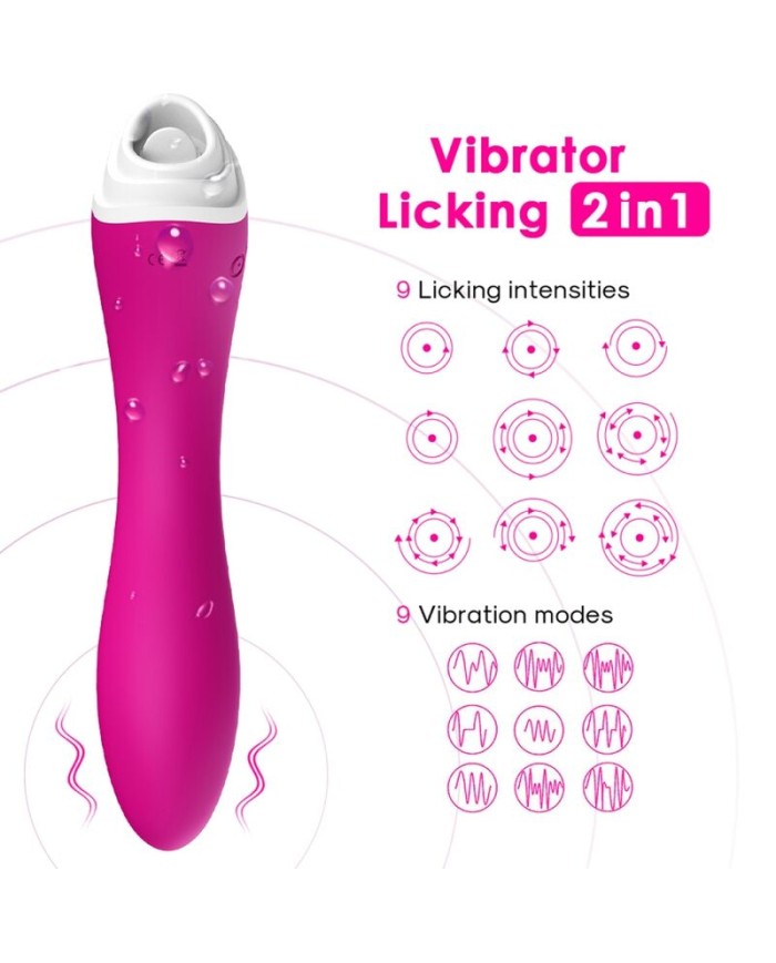 ARMONY - FAIRYLAND ESTIMULADOR CON LENGUA CLITORIS & VIBRADOR FUCISA