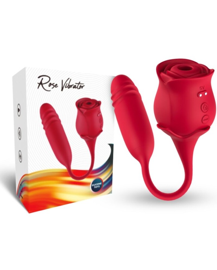 ARMONY - ROSEKNIGTH SUCCIONADOR CLITORIS & VIBRADOR ROJO