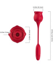 ARMONY - ROSEKNIGTH SUCCIONADOR CLITORIS & VIBRADOR ROJO