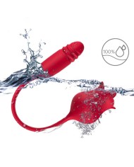 ARMONY - ROSELIP ESTIMULADOR CLITORIS CON LENGUA 10 MODOS & VIBRADOR ROJO