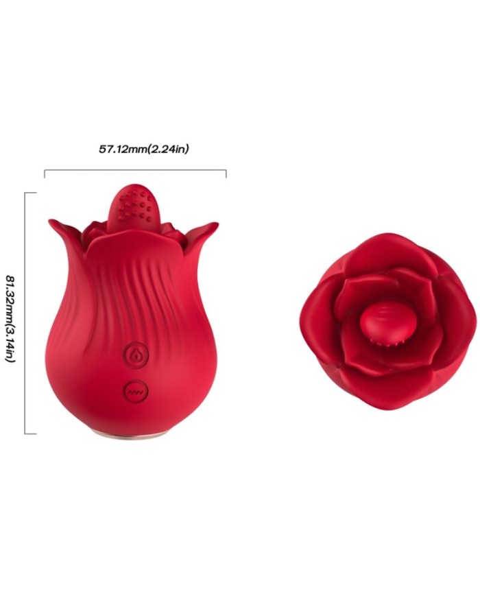 ARMONY - ROSA VIBRADOR & ESTIMULADOR ROJO