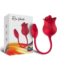 ARMONY - ROSA VIBRADOR ESTIMULADOR CLÍTORIS CON COLA 10 MODOS ROJO